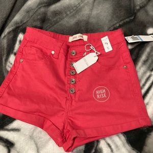 High rise shorts